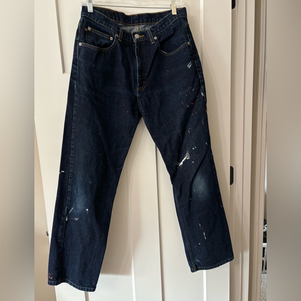 Polo by Ralph Lauren Artistic Splatter Jeans Women’s Size‎ 12